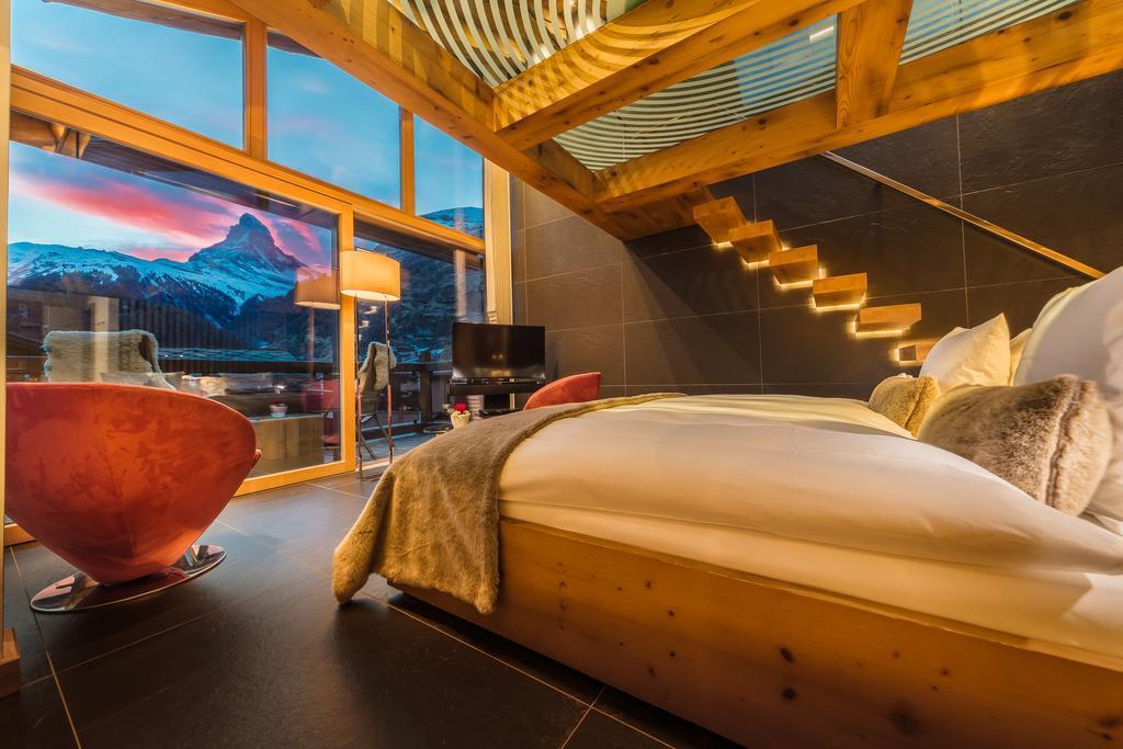 Habitación Sky con vistas al Matterhorn